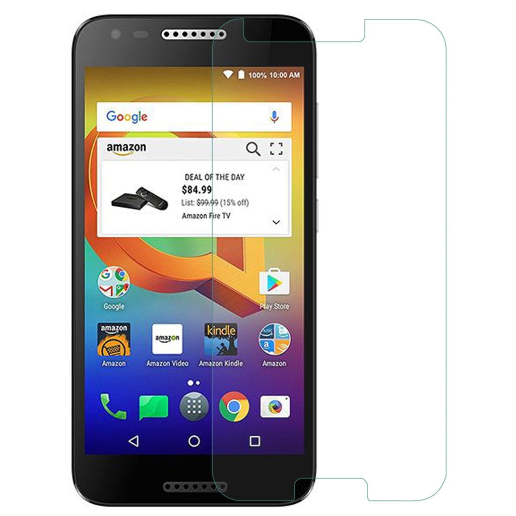 Alcatel A30 Fierce (2017), Alcatel A30 Plus Walters, Alcatel REVVL  Anti-Scratch Tempered Glass - Slim Temper Glass Gel For A30 Fierce / Revv -  Clear - Walmart.com