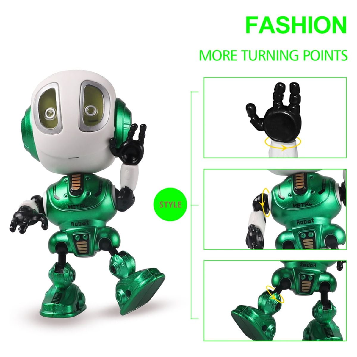 Listening Speaking Alive Robot Kids From 3 To 5 Years Old With Flashing  Eyes, Small Fun Lovely Metal Robot Toys With Voice For Kids 5-7 Christmas  Birt