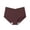 Brown, variant on Women's High Waist Deep V Seamless Ice Silk Panties Breathable Sportswear Casual Daily Underwear Red XXL