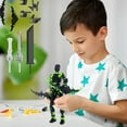 thumbnail image 5 of Articulated Robot Action Figure - 13 Movable Joints with Customizable Accessories for Valentine's Gifts, Action Figure Action Figure Printed Movable 13 Articulated Robot, 5 of 6