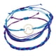 thumbnail image 3 of 3 He Pulseras Multicolores Pulseras Trenzadas Pulseras De Banda Unisex Para Adultos Y Niños A011123 Hugo Pulseras de onda multicapa de cuerda, 3 of 10