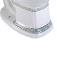 thumbnail image 6 of White Porcelain Elongated Bathroom Toilet Bowl Green and Gold India Reserve Design Renovators Supply, 6 of 7
