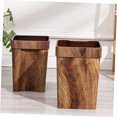 thumbnail image 5 of Toyvian Coffee Trash Can with Stylish Modern Wood Grain Finish for Home and Office Use, 5 of 8