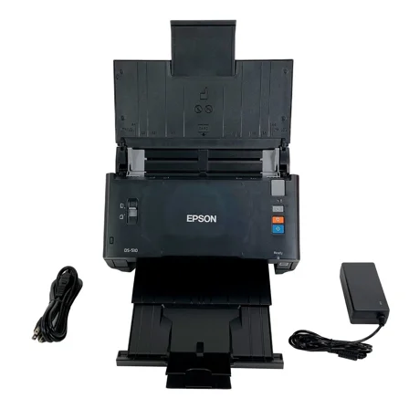 Restored Epson Workforce DS-510 Document Scanner – Duplex ADF, 26 ppm, 600 dpi, USB 2.0, Compact Office Scanner (Refurbished)