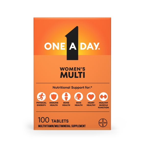 One A Day Multivitamin for Women with Biotin, & Skin Health Support, 100 Count