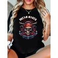 thumbnail image 1 of Camiseta De Verano Para Mujer, Ropa De Calle, Cuello Redondo, Para Acampar, Mochilero, Trabajo1pc Women'S Vintage Geometric Pattern T-Shirt with Round Neck for Summer, Polyester Knit Fabric, Regular, 1 of 6