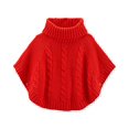 thumbnail image 2 of Carter's Cable Knit Poncho- Red, 3T, 2 of 2