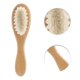 thumbnail image 3 of 1 Pc Cepillo de Pelo Portátil y Cómodo para Cabello Rizado, Grueso y Lacio, Madera Amarilla Clara, 3 of 3