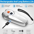 thumbnail image 3 of Dog Barking Control Devices Dual Sensor Anti Barking Device with Training/Deterrent Modes Dog Whistle to Stop Barking Ultrasonic Dog Barking Deterrent with LED Flashlight Rechargeable (White), 3 of 5