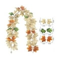 thumbnail image 4 of Fall Garland Decor - 68.9" Pumpkin & Maple Leaf Hanging Vine for Fireplace & Staircase, 4 of 7