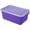 Purple, variant on Storex Small Cubby Bin, with Cover, Classroom Blue, Pack of 2