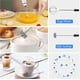 thumbnail image 2 of Milk Frother Handheld Electric Milk Coffee Foam Maker with 2 Whisks, Powerful 3 Speeds Rechargable Coffee Mixer for Coffee, Lattes, Cappuccino, Matcha, 2 of 4