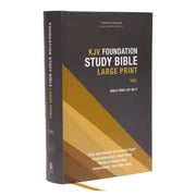 Kjv, Foundation Study Bible, Large Print, Hardcover, Red Letter, Comfort Print: Holy Bible, King James Version (Hardcover)