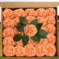 thumbnail image 1 of Caja de regalo de estilo europeo, rosa de espuma de polietileno con simulación de flores falsas, decoración floral para el hogar, 1 of 6
