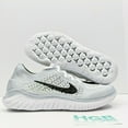 thumbnail image 1 of Nike Free Rn Flyknit 2018 Femmes Argent Blanc Noir 942839-100, 1 of 9
