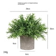 thumbnail image 1 of 1 paquete de Mini plantas artificiales de eucalipto en maceta, plantas artificiales para el hogar, oficina, granja, mesa de baño, estante, decoración interior(Tipo A32)(1 pieza), 1 of 5