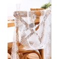 thumbnail image 4 of Camino de mesa de encaje blanco vintage, exquisita capa de tela de encaje con caminos de mesa florales bordados en rosas, perfecto para decoración de mesa de recepción de boda rústica y elegante, dec, 4 of 5