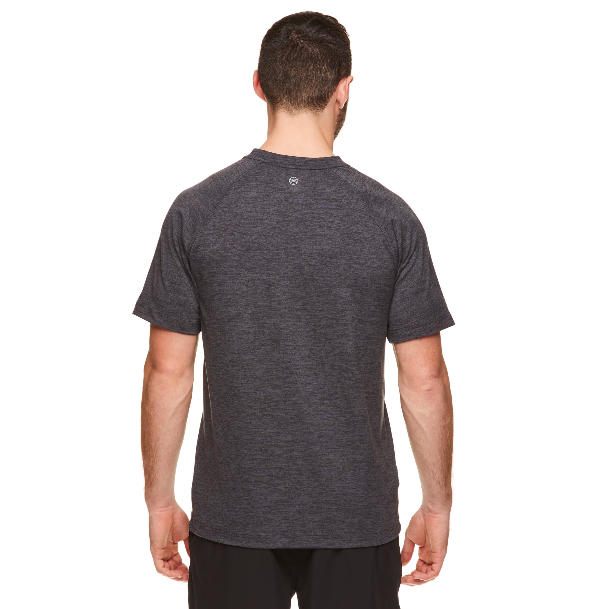 Gaiam Shirt Mens Small Black Adult Henley Tee Long Sleeve Active Gym  Stretch