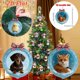 thumbnail image 3 of Adornos de bellota de animales del bosque, acogedores adornos navideños de bosque, decoración para árbol de Navidad, piña personalizada con sombrero rojo, adorno colgante de criatura del bosque, rega, 3 of 6