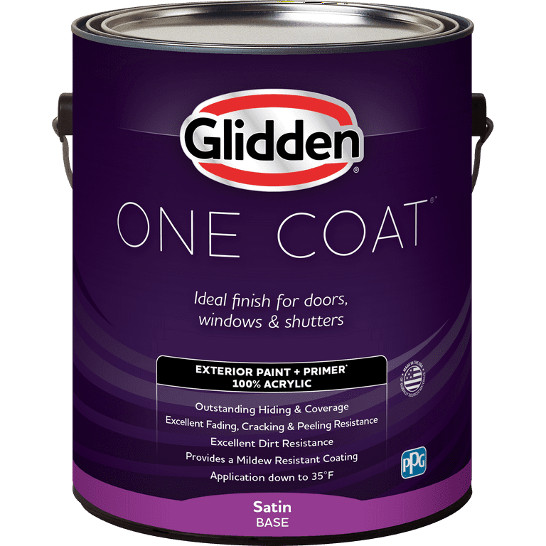 Glidden One Coat Interior Paint and Primer, Halo / Beige, Gallon, Eggshell  
