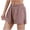 Purple, variant on Ahdbta Women's 2 in 1 Running Shorts for Gym Yoga Workout Athletic Liner Shorts High-Waisted Shorts with Pockets