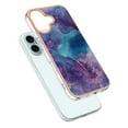 thumbnail image 2 of Case for Moto G24 4G case,Hard IMD Marble Pattern Fashion Design Case for Girls,Enhanced Camera and Screen Protection Cover, 2 of 6