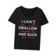 thumbnail image 5 of Camiseta para Mujer Camiseta con Cuello Redondo Ropa Deportiva Ajuste Regular Tops de Verano para Mujer para Trabajo Viajes Oficina SG, 5 of 8