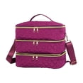 thumbnail image 2 of Bolsa organizadora de maquillaje Fernando Violeta 20 cm x 25 cm x 35 cm, 2 of 8