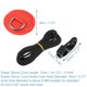 thumbnail image 3 of 11.81 Pies 6mm Choque Cable con Gancho Kit para PVC Kayak Accesorios Rojo Unique Bargains accesorios para kayaks, 3 of 6