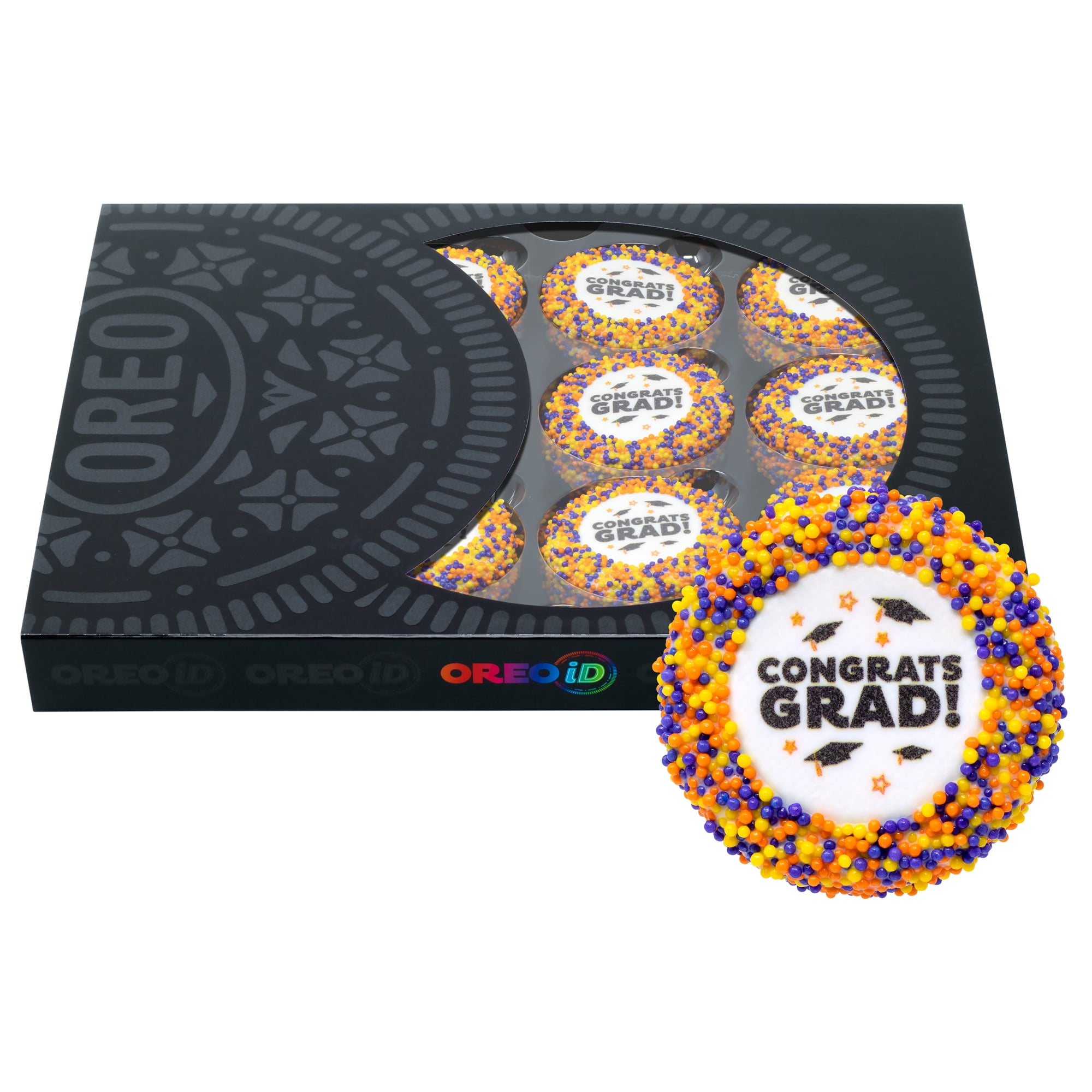 OREOiD Graduation Cookies Gift Box, Chocolate Sandwich Cookies with