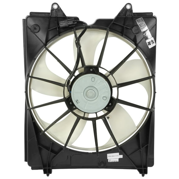 DNA Motoring Radiator Cooling Fan Assembly for 2011-2017 Honda Odyssey 3.5L, Factory Style