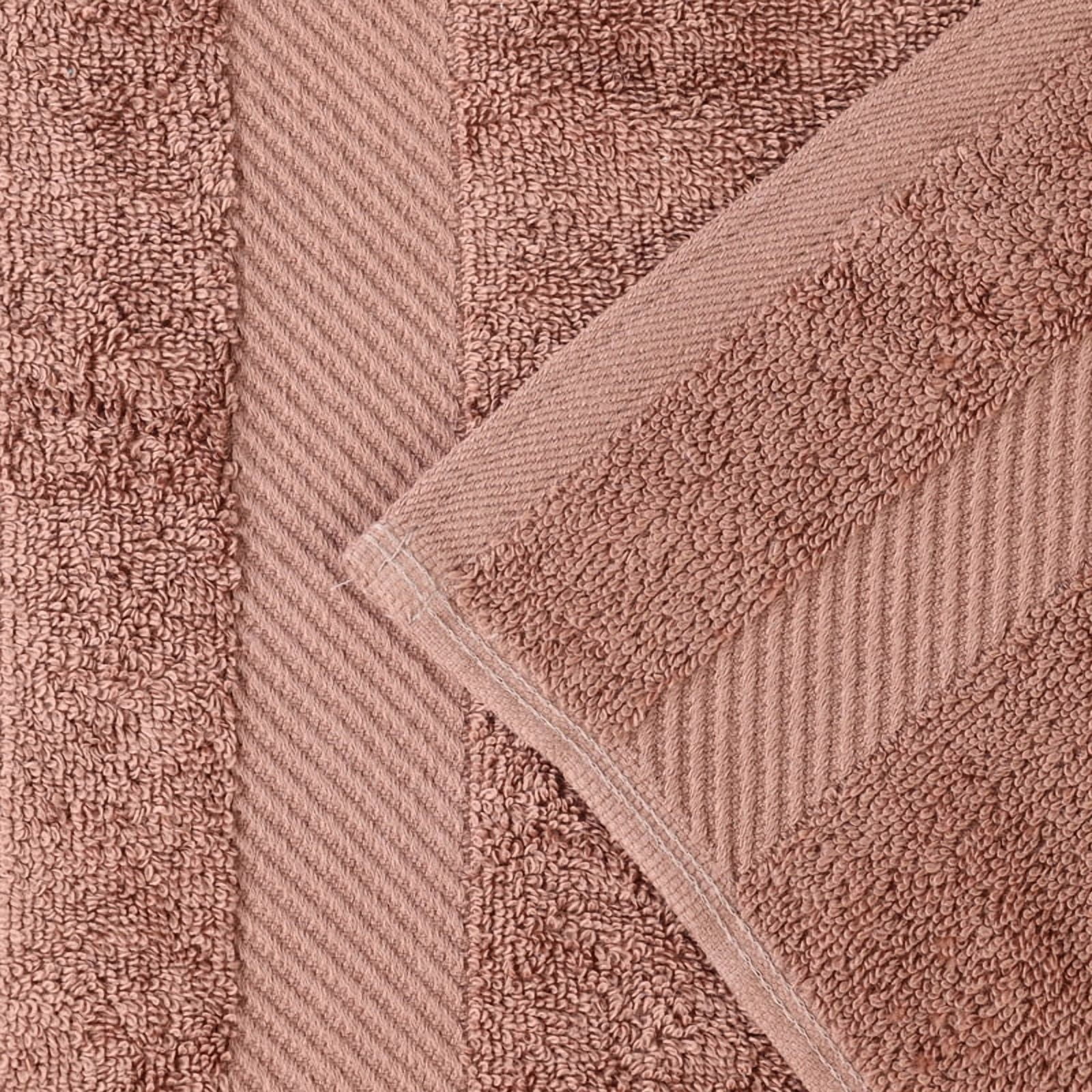 Superior Kendell Egyptian Cotton Hand Towels, Set of 6, Sedona
