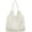 White, variant on Kukuzhu Beach Bags for Women, Summer Mesh Beach Tote Bag Hand Woven Beach Bag Weaving Hollow Shoulder Bag Handbag