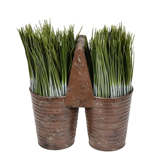 Vickerman FG190810 10 Po. Potted Grass en Pot en Étain