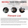 thumbnail image 2 of Arnés de cableado estéreo RED WOLF compatible con Ford Ranger Explorer 1999-2003, 2 of 8