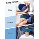 thumbnail image 5 of Almohada de viaje Inspireyes para aviones con máscara de ojos gris oscuro, 5 of 7