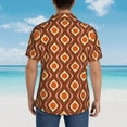 thumbnail image 5 of Salouo 70's Retro for Hawaiian Shirt for Men,Summer Beach Casual Short Sleeve Button Down Shirts Men's Regular-Fit Short-Sleeve Print Shirt -3X-Large, 5 of 6