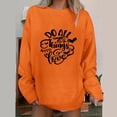 thumbnail image 4 of Camiseta de manga larga con estampado de cuello redondo informal para mujer de Acción de Gracias Pompotops  gfhjh9957, 4 of 7