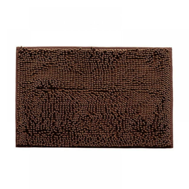 Final Clearance! Original Luxury Chenille Bathroom Rug Mat Extra Soft and Absorbent Shaggy Rugs Machine Washable Quick Dry Bathmat Plush Carpet for Tub Shower and Bath Room Floor Mats