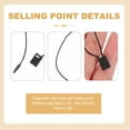 thumbnail image 5 of jojofuny Hanging Tag Fasteners Garment Price Tag Fastener Black 1000Pcs 6.9X0.24X0.08In, 5 of 7