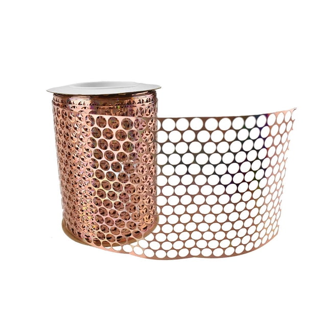 Cinta decorativa Homeford Direct Metallic Honeycomb, 8,3 cm x 9,1 m