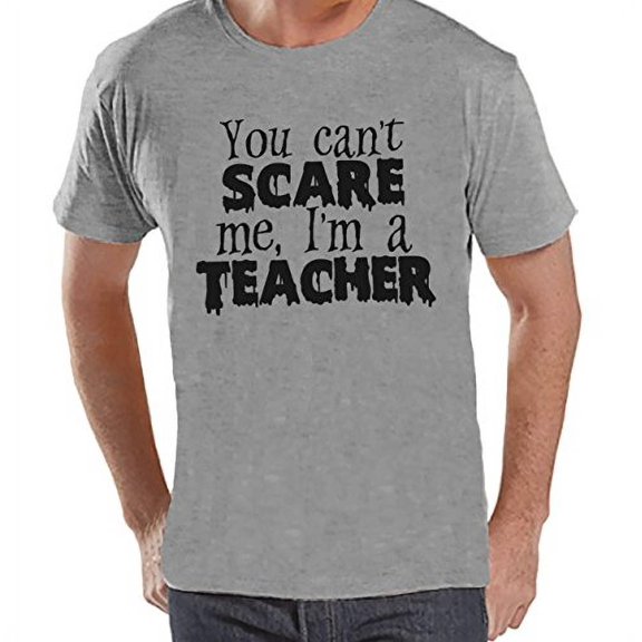 Custom Party Shop Men's I'm a Teacher Halloween T-Shirt Grey