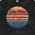 thumbnail image 4 of Inktastic Lake Vibes Distressed Retro Sunset Boys or Girls Toddler T-Shirt, 4 of 5