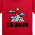 thumbnail image 4 of Inktastic Colorado Mountains and Clouds Youth T-Shirt, 4 of 5