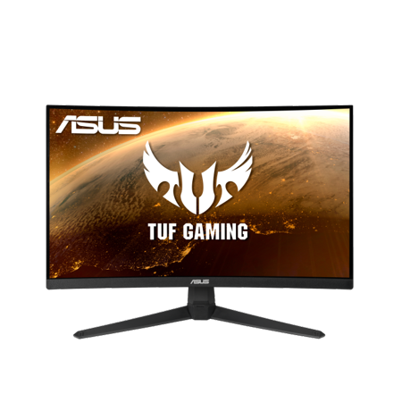ASUS TUF Gaming 23.8” 1080P Curved Gaming Monitor (VG24VQ1B) - Full HD, 165Hz (Supports 144Hz), 1ms, Extreme Low Motion Blur, Speakers, Adaptive-sync/FreeSync Premium, Eye Care, DisplayPort, HDMI