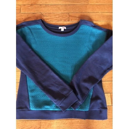 Bongo Teal Sweatshirt 2-Tone size Small