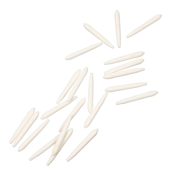 BESTOYARD Practical Paint Pen Nibs, 30Pcs, White Fiber, Universal for Fine Tip Markers and Paint Pens