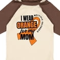 thumbnail image 4 of Inktastic I Wear Orange for My Mom Multiple Sclerosis Awareness Boys or Girls Long Sleeve Baby Bodysuit, 4 of 5