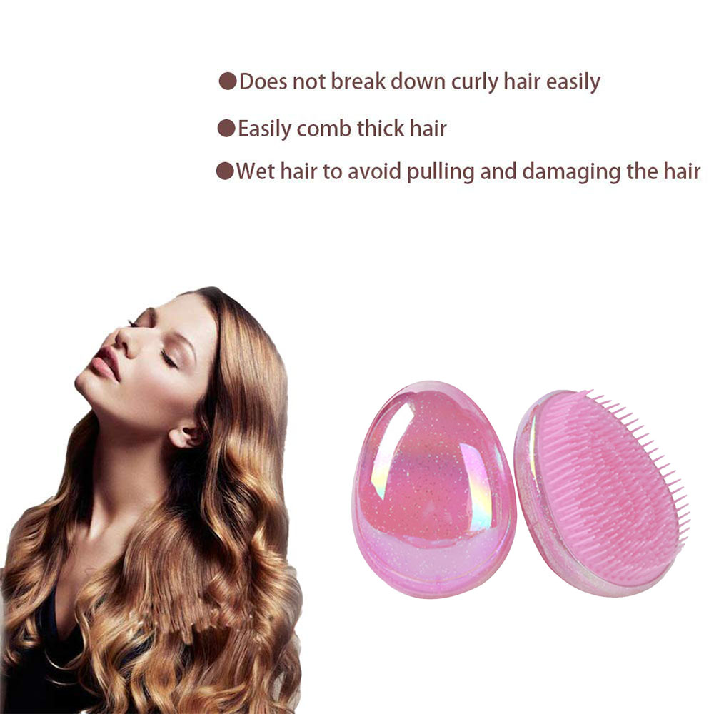 Tangle Teezer The Compact Styler Detangling Brush, Dry and Wet Hair Brush  Detangler for Traveling and Small Hands, Ivory Rose Gold