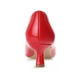 thumbnail image 4 of Journee Womens Celica Slip On Kitten Heel Pointed Toe Pumps, Widths Available, 4 of 10